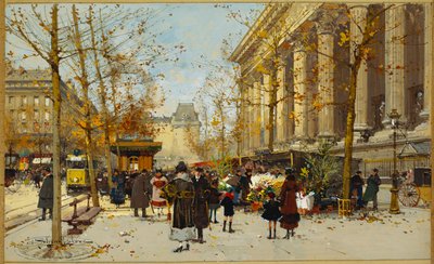 Passeio das Flores (guache) de Eugene Galien-Laloue