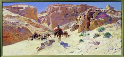 Caravana no Deserto de Eugene Alexis Girardet