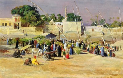 Reed Sellers no Nilo, de Eugene Alexis Girardet