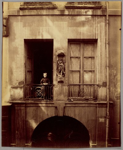 Antigo Collège de Chanac, 12 rue de Bièvre de Eugène Atget