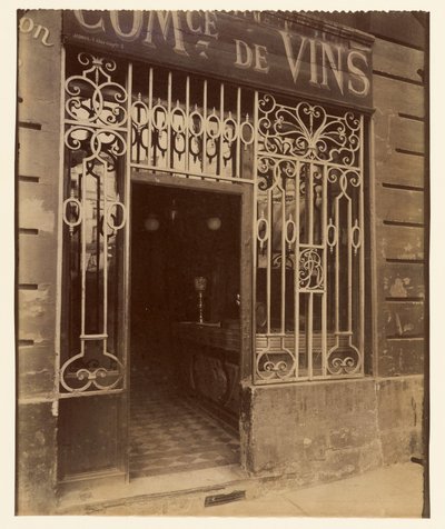 Cabaret, 10 rue du Four de Eugène Atget