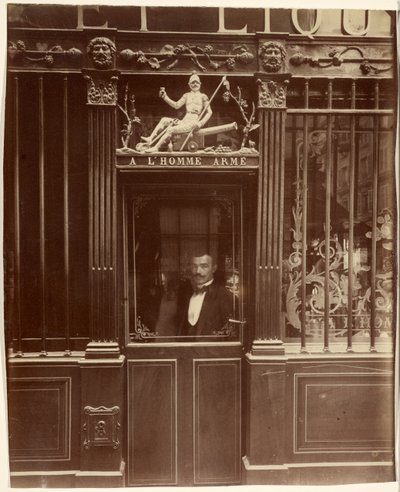 Café, 25, rue des Blancs-Manteaux de Eugène Atget