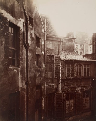 Pátio em Ruão de Eugène Atget