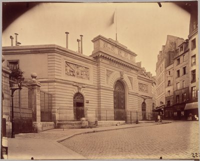 École polytechnique, rue Descartes de Eugène Atget