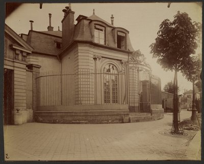 Hospício Debrousse, antigo parque de Philippe Égalité - Rue de Bagnolet, 148, Charonne de Eugène Atget
