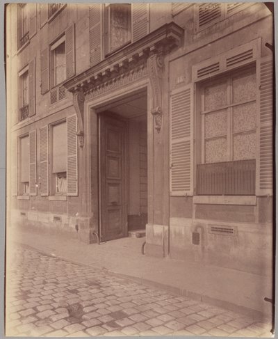 Hôtel Richelieu, quai de Béthune 18 de Eugène Atget