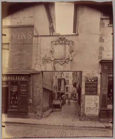Beco Barbette de Eugène Atget