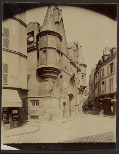 [Hôtel de Sens, actualmente Bibliothèque Forney] [rue du Riguier, 4.º arrondissement] de Eugène Atget