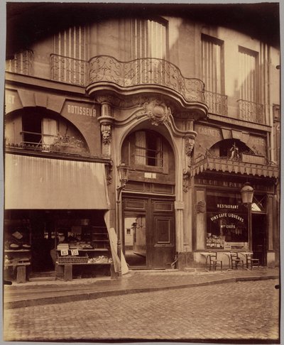 Casa na Rue Saint-Jacques de Eugène Atget