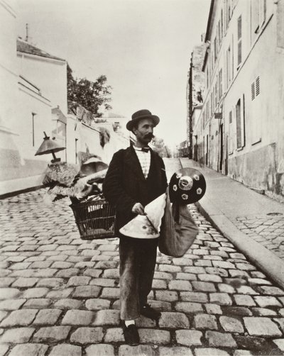 Vendedor de abat-jours de Eugène Atget