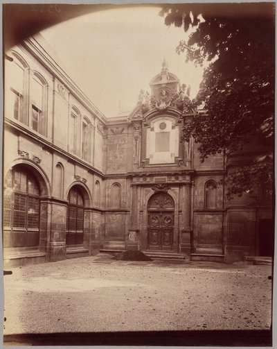 [Petit Luxembourg, porta do oratório de Maria de Médici] de Eugène Atget