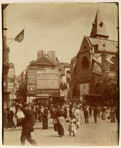 [Place Saint-Médard] de Eugène Atget