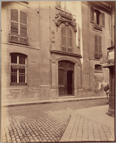 Presbitério de Saint-Merri, rue de la Verrerie de Eugène Atget
