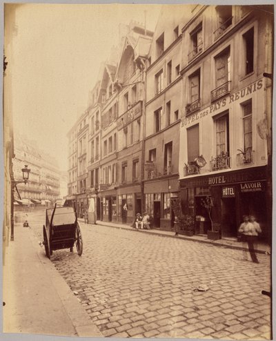 Rue Galande de Eugène Atget