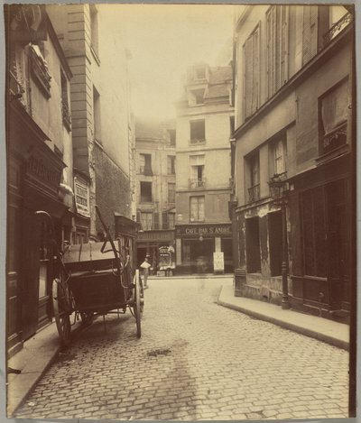 Rue Mazet e Rue Saint-André-des-Arts de Eugène Atget
