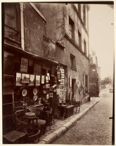 Rue Norvins de Eugène Atget