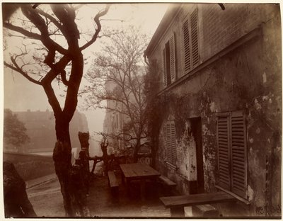 A taberna Lapin Agile, rue des Saules de Eugène Atget