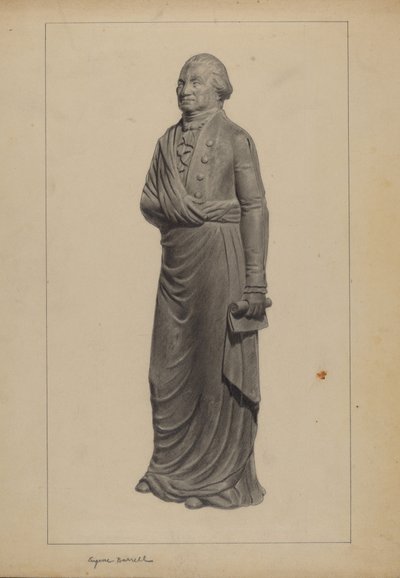 Figura de ferro fundido de Eugene Barrell