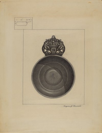 Porringer de Estanho de Eugene Barrell
