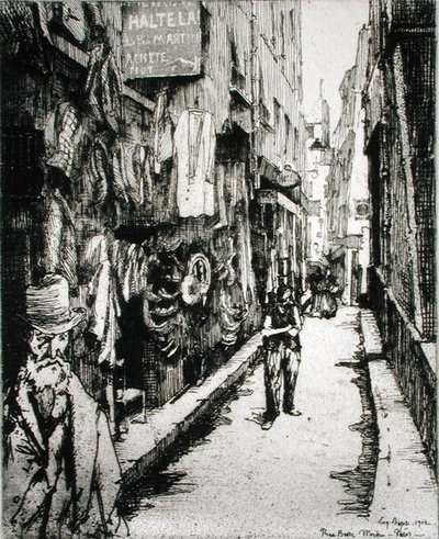 Parisian street, from 