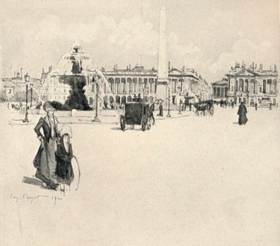 Praça da Concórdia, 1915 de Eugene Bejot