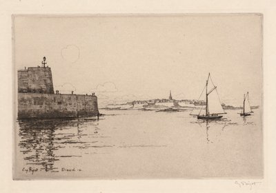 Saint-Malo Vue de Dinard (Saint-Malo vu de Dinard) de Eugene Bejot