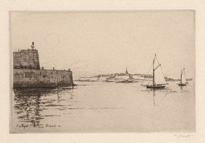 Saint-Malo visto de Dinard Saint-Malo visto de Dinard, 1914. de Eugene Bejot