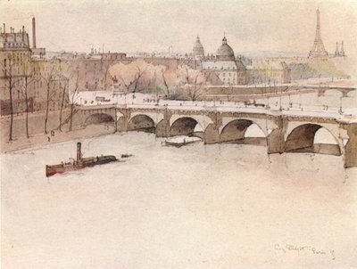 O Pont Neuf, 1915 de Eugene Bejot