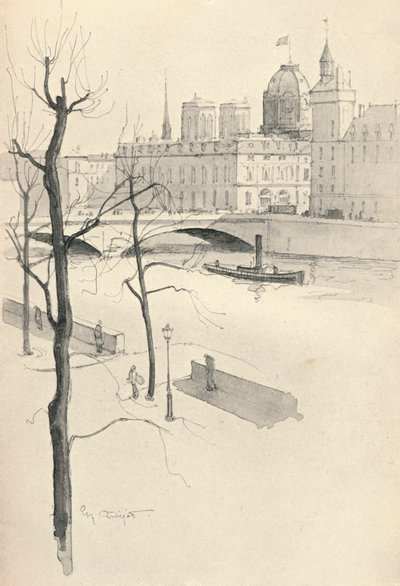 A Pont au Change, 1915 de Eugene Bejot
