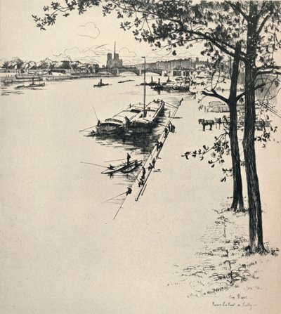 Pont de Sully, 1915 de Eugene Bejot