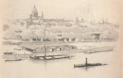 O Quai São Bernardo, 1915 de Eugene Bejot