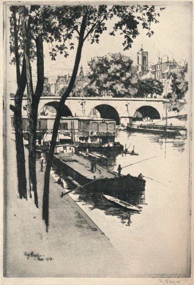 Barcos de lavagem, 1915 de Eugene Bejot