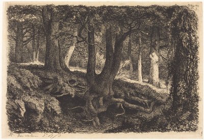 A árvore com raízes (Tree with Roots) de Eugene Bléry