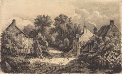 Le chemin de Garens The Road to Garens, publicado 1849. de Eugene Bléry