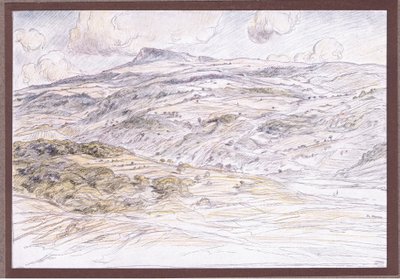 Monte La Verna, 1919 de Eugene Burnand