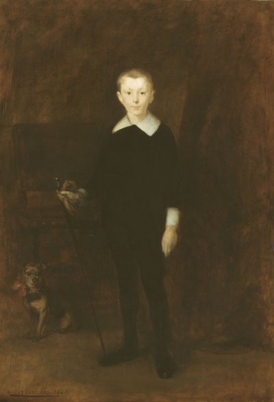 Retrato de um Rapaz de Eugène Carrière