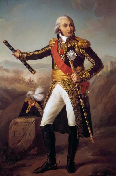 Retrato completo de Jean Baptiste, Comte Jourdan, Marechal d