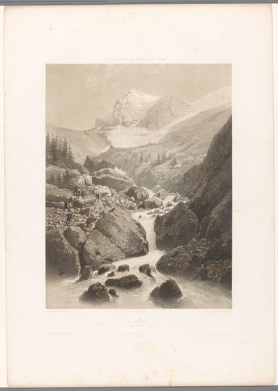 Paisagem montanhosa com vista para o Eiger L