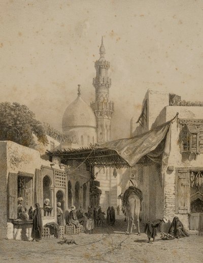 Mesquita de Aboulala em Boulaq de Eugene Ciceri
