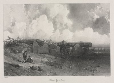 Viagens pitorescas e românticas na França antiga: Bretanha, c. 1845. de Eugene Ciceri