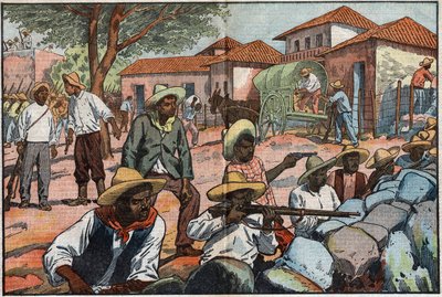 Rebelião Anti-Americana na Nicarágua de Eugene Damblans