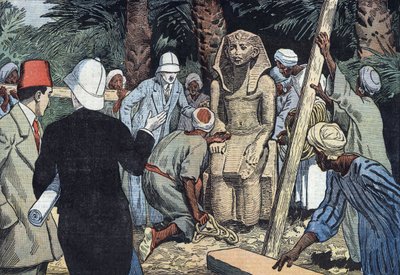Descoberto na estátua de Sesostris III em 1862 de Eugene Damblans