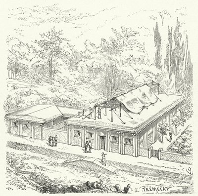 Antigas habitações assírias de Eugene Emmanuel after Viollet le Duc