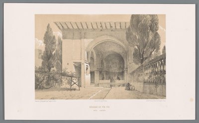 Kiosk van Fin Garden em Kashan
Kiosk of Fin Garden perto de Kashan (título sobre o objecto) de Eugene Flandin