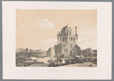 Shah Khoda moskee em Soltaniyeh
Mosquée Chah-Khodah-Bendèh à Sultânyèn (título sobre o objecto)
Perzische landschappen (título da série)
Perse moderne (título da série) de Eugene Flandin