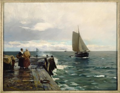E.Dücker, na costa do Báltico de Eugene Gustav Dücker