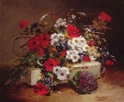 Papoulas e Margaridas de Eugene Henri Cauchois