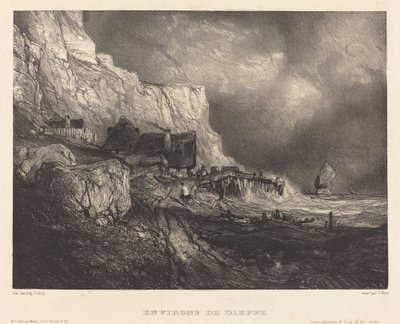 Arredores de Dieppe de Eugene Isabey