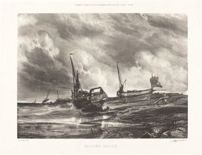 Maré baixa de Eugene Isabey