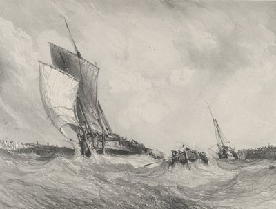 Regresso ao Porto, 1833. de Eugene Isabey